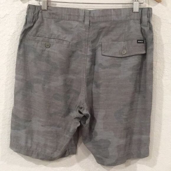 RVCA Mens Sz 30 All Time Collection Multi-Purpose Camo Shorts Hike - Picture 3 of 11